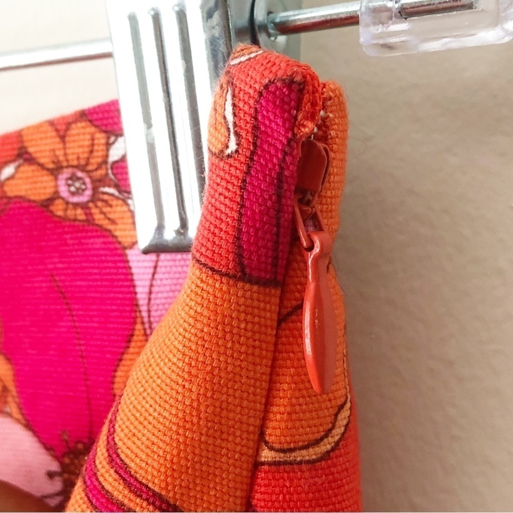 Talbots Tossed Flowers Canvas A-Line Skirt Bright Colorful Pink Orange 8 PETITE - Picture 8 of 13